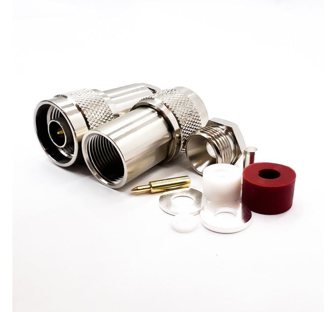 Роз'єм N-Type Male на кабель RG-58 під пайку