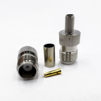 Роз'єм TNC-Female на кабель RG-58 під пайку