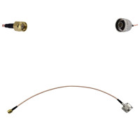 Пігтейл RP-SMA-Male - N-Type-Male ВЧ кабель перехідник RG316 довжина 30 см