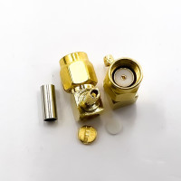 Роз'єм RP-SMA-Female на кабель RG174 під обтиск