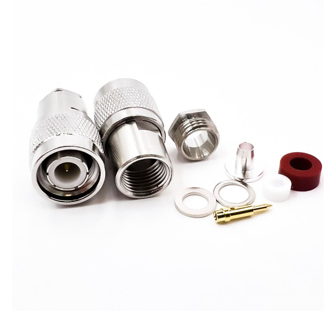 Роз'єм TNC-Male на кабель RG-58 під пайку