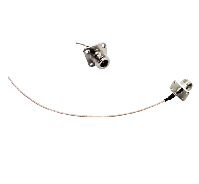 Пігтейл N-Type-Female - No connector ВЧ кабель перехідник RG178 25 см