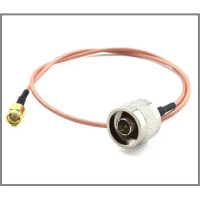 Пігтейл N-Type - Male - SMA male ВЧ кабель перехідник RG316 довжина 30 см