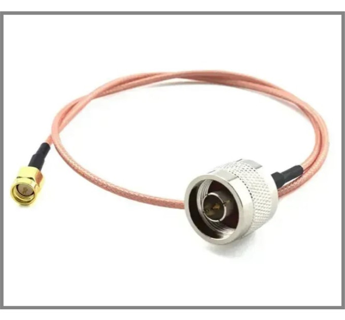 Пігтейл N-Type - Male - SMA male ВЧ кабель перехідник RG316 довжина 30 см