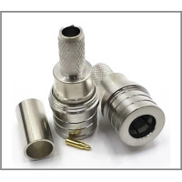 Роз'єм QMA-Male на кабель RG-58 під обтиск Роз'єм QMA-Male на кабель RG-58 під обтиск