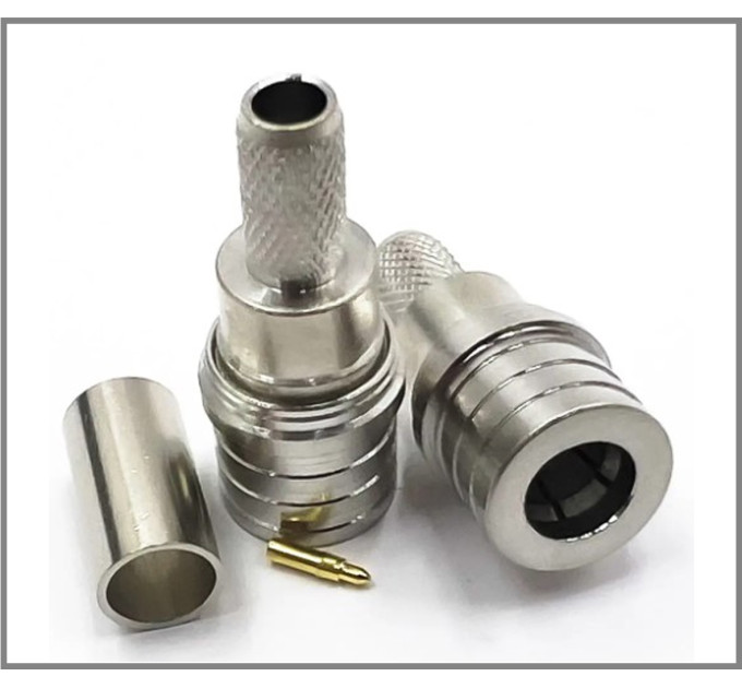 Роз'єм QMA-Male на кабель RG-58 під обтиск