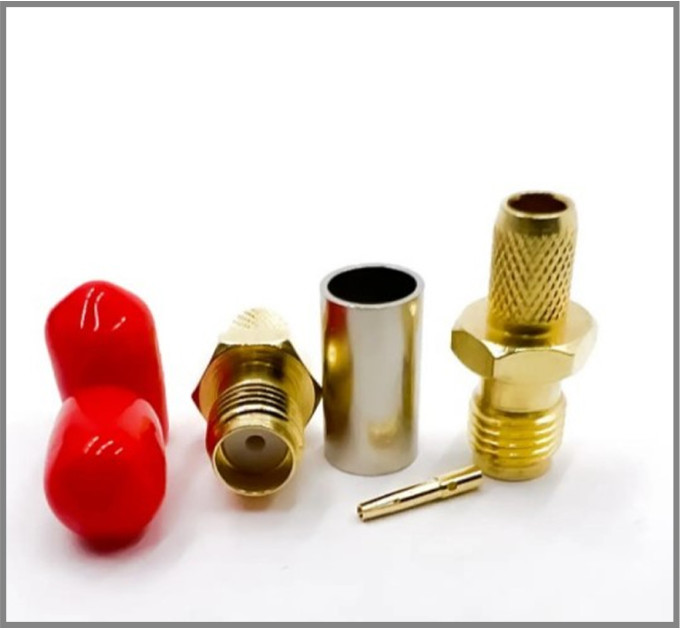 Роз'єм SMA Female на кабель RG-58 під обтиск