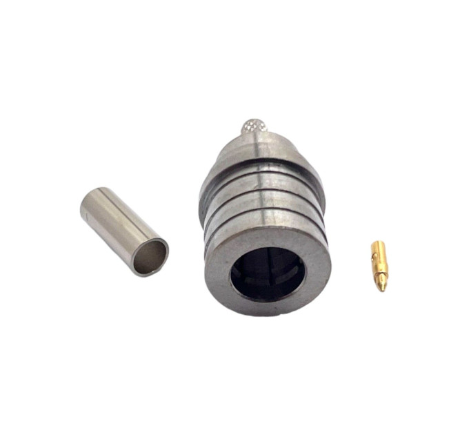 Разъем QMA-Male на кабель RG174 под обжим