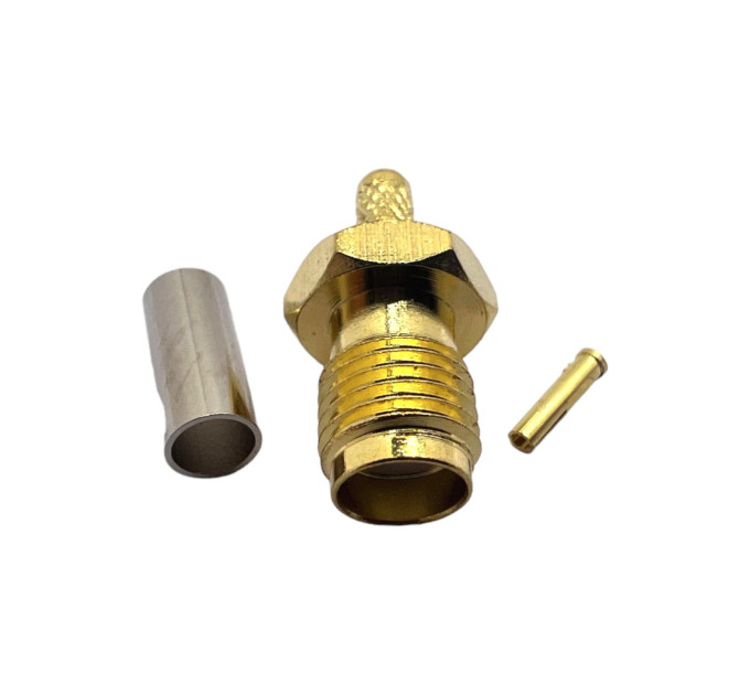 Разъем SMA-Female на кабель RG174 под обжим