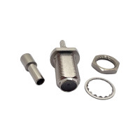 Роз'єм F-Female на кабель RG174 під обтиск