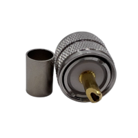 Роз'єм UHF-male (PL259) на кабель 5D-FB Роз'єм UHF-male (PL259) на кабель 5D-FB