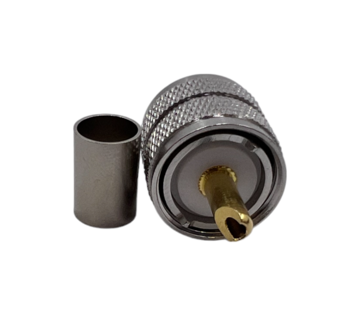 Разъем UHF-male (PL259) на кабель 5D-FB Разъем UHF-male (PL259) на кабель 5D-FB