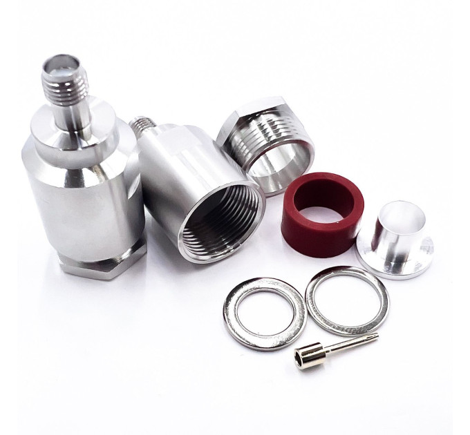 Разъем SMA-Female на кабель RG-213 под пайку