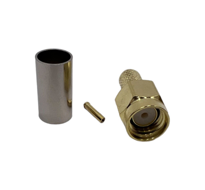 Разъем RP-SMA-Male на кабель RG400 под обжим