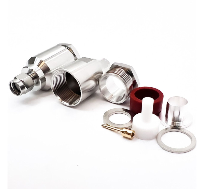 Разъем RP-SMA-Male на кабель RG-213 под пайку