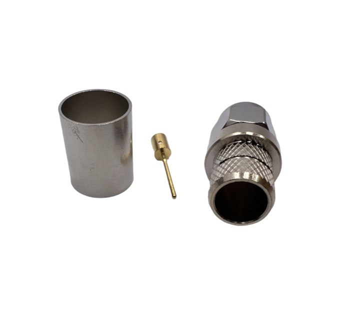 Разъем F-Male на кабель RG-213 под обжим