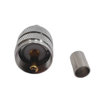 Роз'єм UHF-Male папа на кабель LMR240 під обтиск Роз'єм UHF-Male папа на кабель LMR240 під обтиск