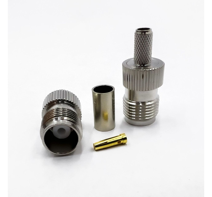 Разъем TNC-Female на кабель RG-58 под пайку