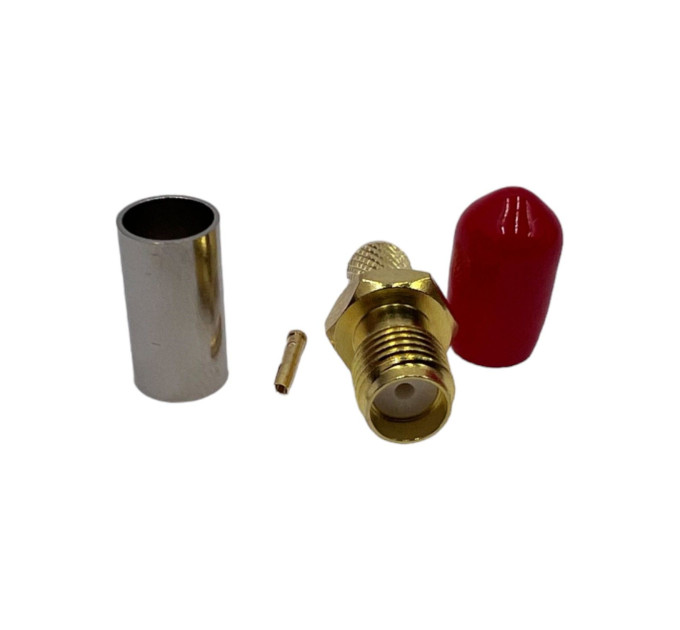 Разъем SMA-Female на кабель RG400 под обжим