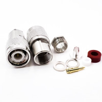 Роз'єм TNC-Male на кабель RG-58 під пайку