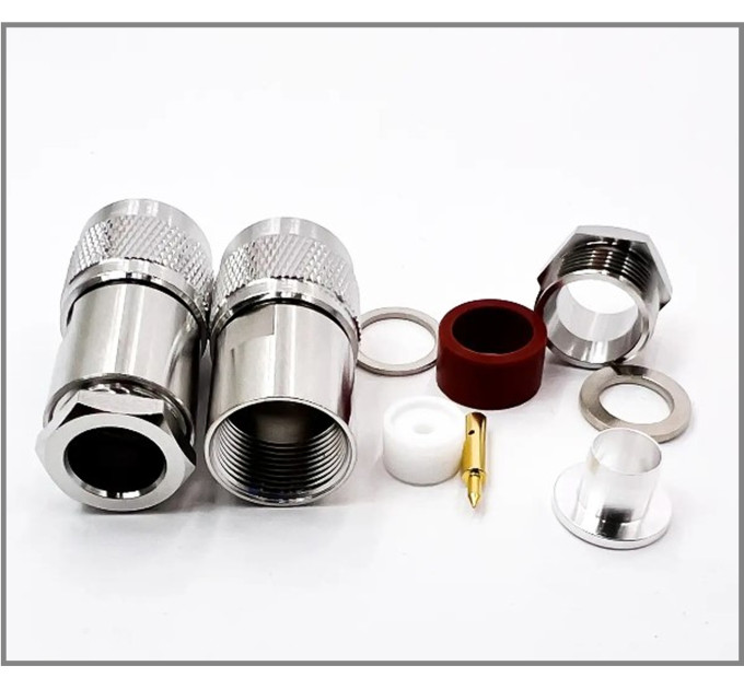 Разъем N-Type-Male на кабель RG-213 под пайку