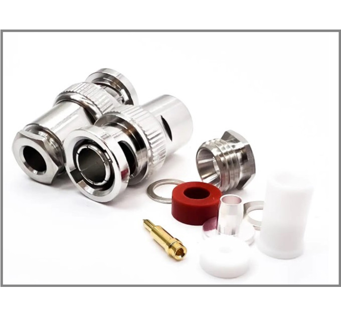 Разъем BNC-Male на кабель RG-58 под пайку