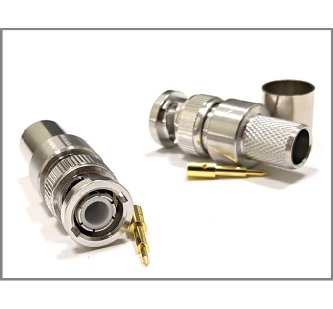 Разъем BNC-Male на кабель RG-8/LMR400 под обжим
