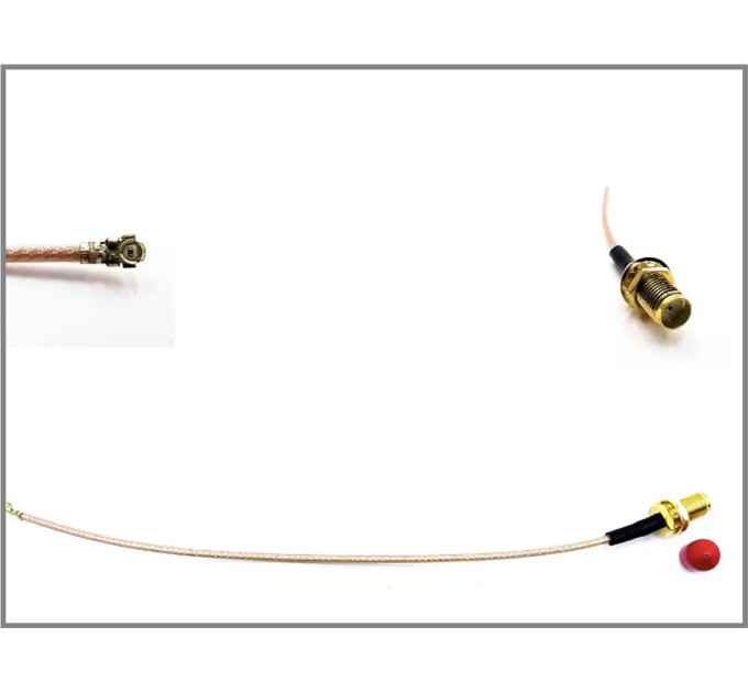 Пигтейл SMA-Female - U.FL ВЧ кабель переходник RG178 10 см Пигтейл SMA-Female - U.FL ВЧ кабель переходник RG178 10 см
