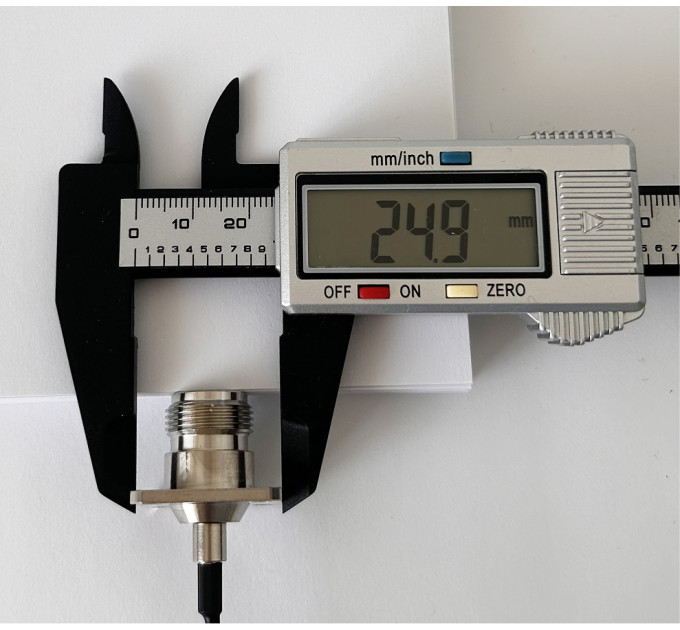 Пигтейл N-Type-Female-Flange - U.FL ВЧ кабель переходник RG178 15 см