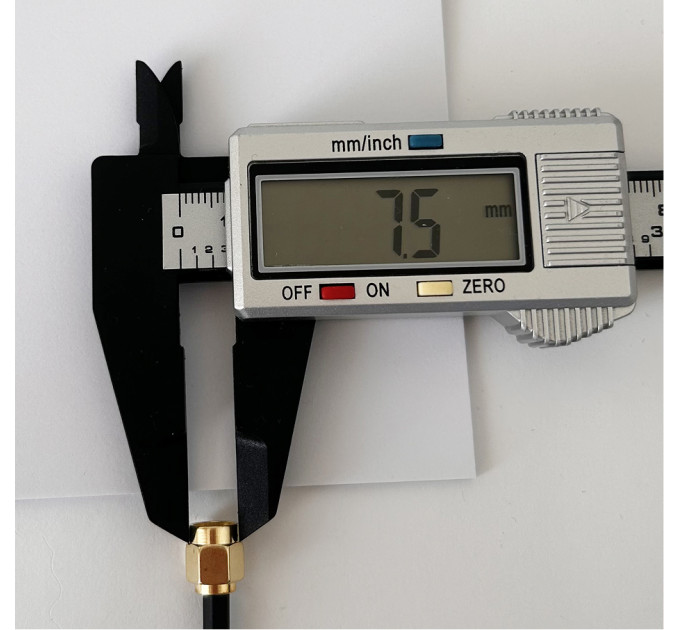 Пигтейл SMA-Male – SMA-Female ВЧ кабель-переходник RG316, длина 30 см.