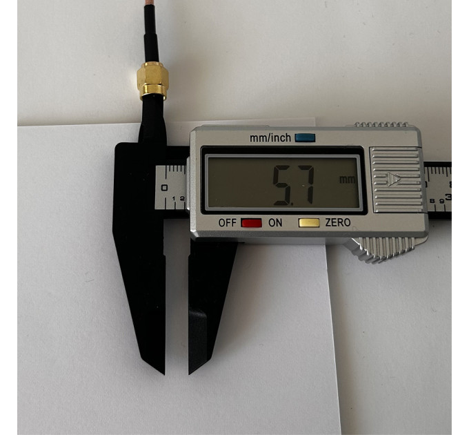Пигтейл SMA-Male – SMA-Female ВЧ кабель-переходник RG316, длина 30 см.