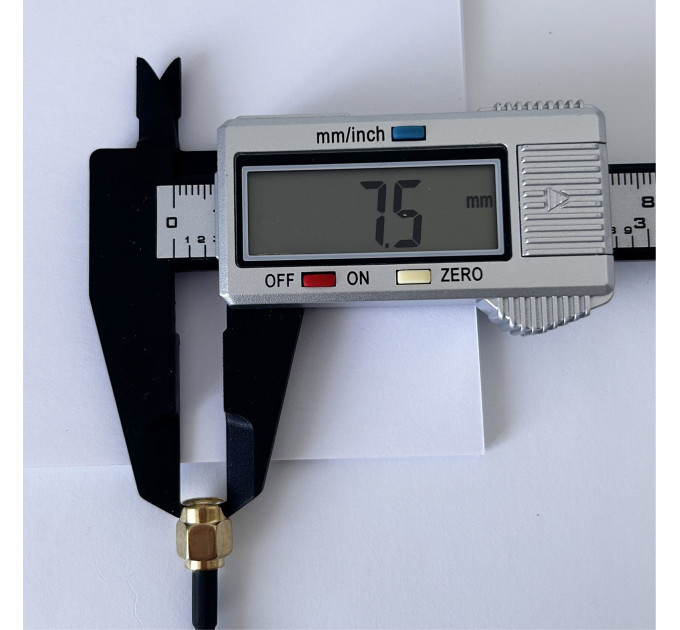 Пигтейл SMA-Male – SMA-Male ВЧ кабель-переходник RG316, длина 30 см.