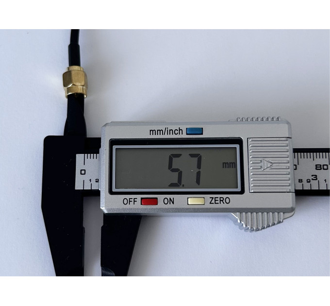 Пигтейл SMA-Male – SMA-Male ВЧ кабель-переходник RG316, длина 30 см.