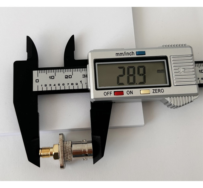 Переходник BNC-Female - SMA-Female (коннектор мама - мама) фланцевый