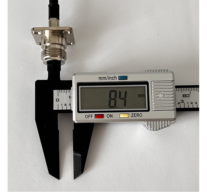 Пигтейл SMA Male - N-Type-Female Flange ВЧ кабель переходник RG400 длинна 30 см