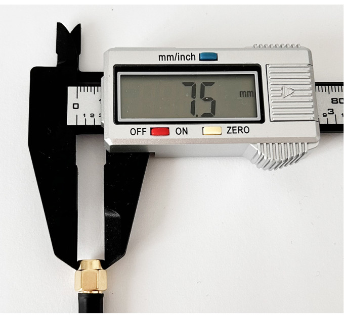 Пигтейл SMA Male - N-Type-Female Flange ВЧ кабель переходник RG400 длинна 30 см