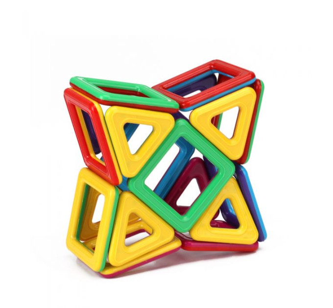 Магнитный конструктор для детей на 66 деталей