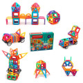 Магнитный конструктор для детей на 66 деталей
