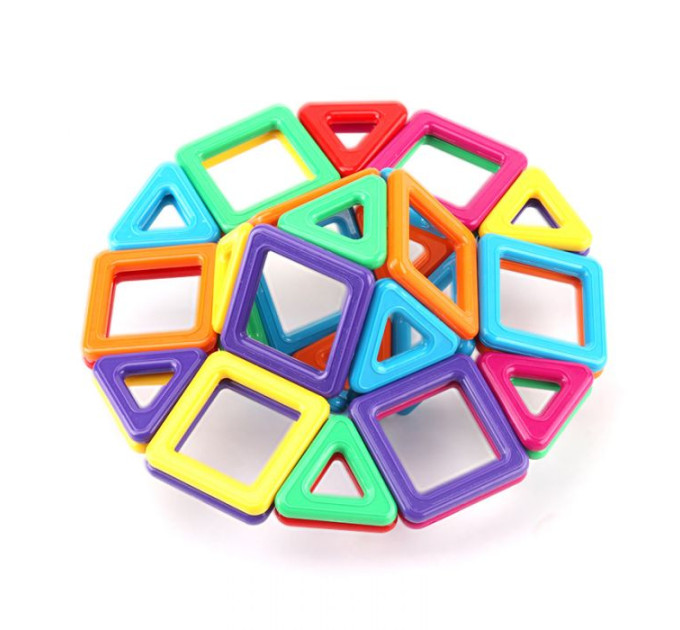 Магнитный конструктор для детей на 66 деталей