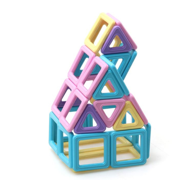 Магнитный конструктор для детей на 72 деталей