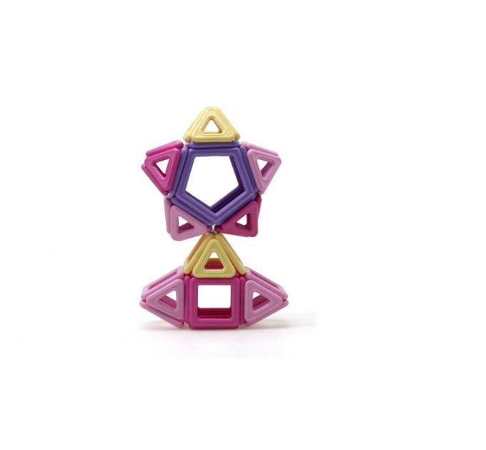 Магнитный конструктор для детей на 123 деталей