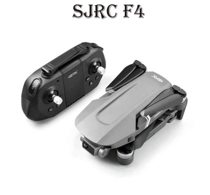 Квадрокоптер SJRC F4 − дрон з 6K і HD камерами, 2-х осьовою EIS стабілізацією, GPS, FPV, БК мотори, 2 км, до 25 хв. + сумка