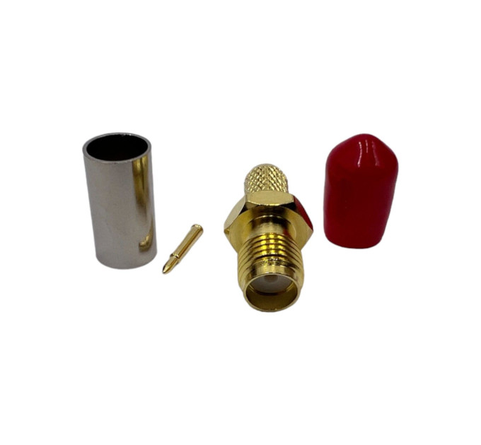 Разъем RP-SMA-Female на кабель RG400 под обжим