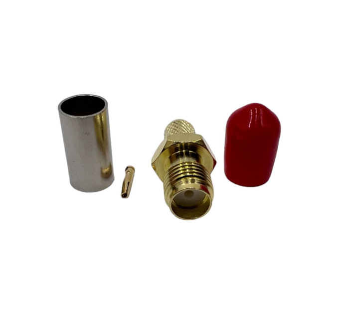 Разъем SMA-Female на кабель RG223 под обжим