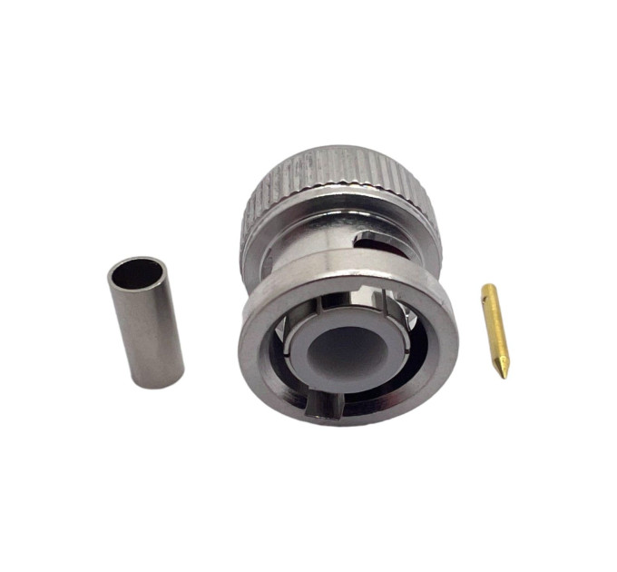 Разъем BNC-Male-RG174 на кабель RG174 под обжим