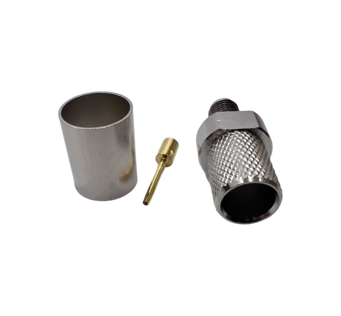 Разъем SMA-Female на кабель RG-213 под обжим