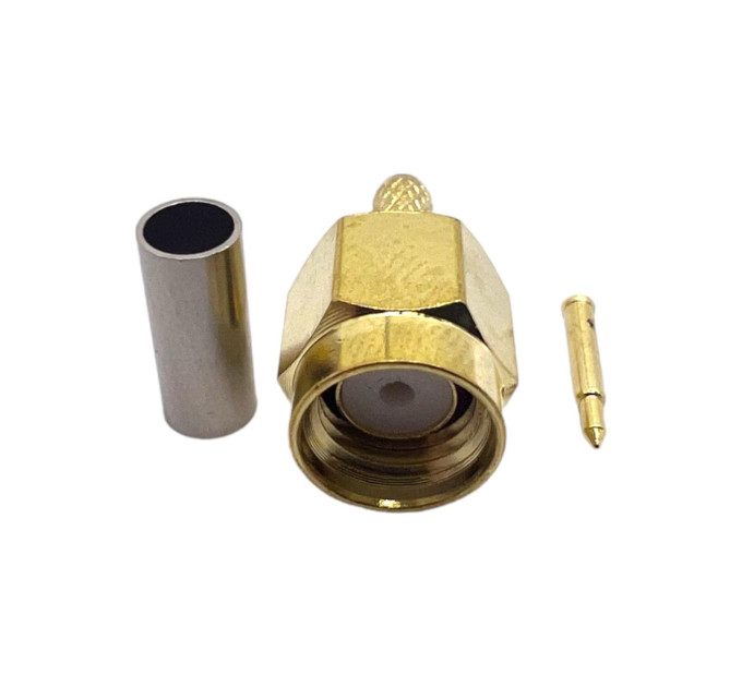 Разъем SMA-Male на кабель RG174 под обжим