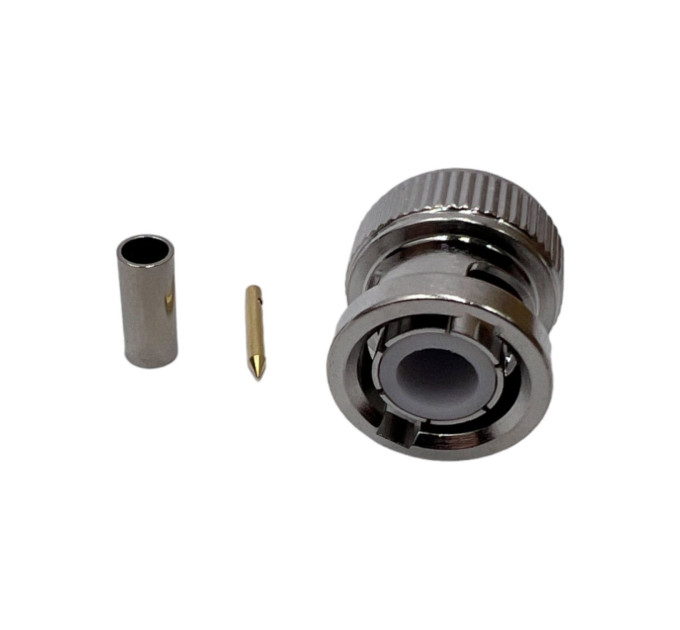 Разъем BNC-Male на кабель RG316 под обжим