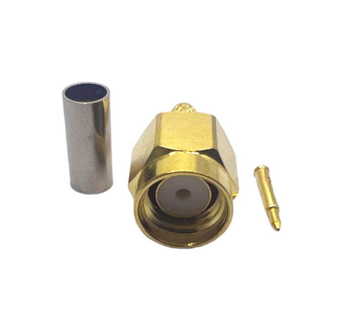 Разъем SMA-Male на кабель RG316 под обжим