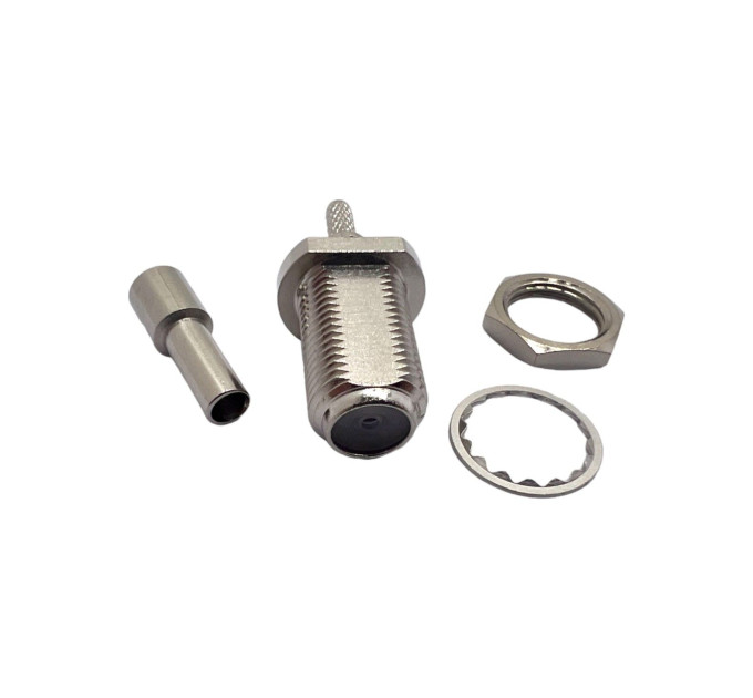 Разъем F-Female на кабель RG174 под обжим